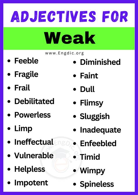 words that mean weak.